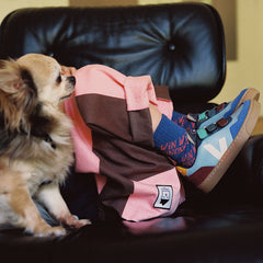 V-90 LEATHER VEJA X MILK STEEL PIERRE