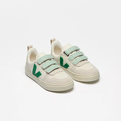 V-10 LEATHER VEJA X BONPOINT PURE EMERAUDE