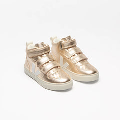 V-10 MID LEATHER PLATINE WHTE