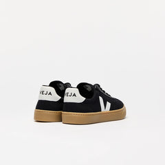 VOLLEY ELASTIC LACES CANVAS BLACK WHITE NATURAL