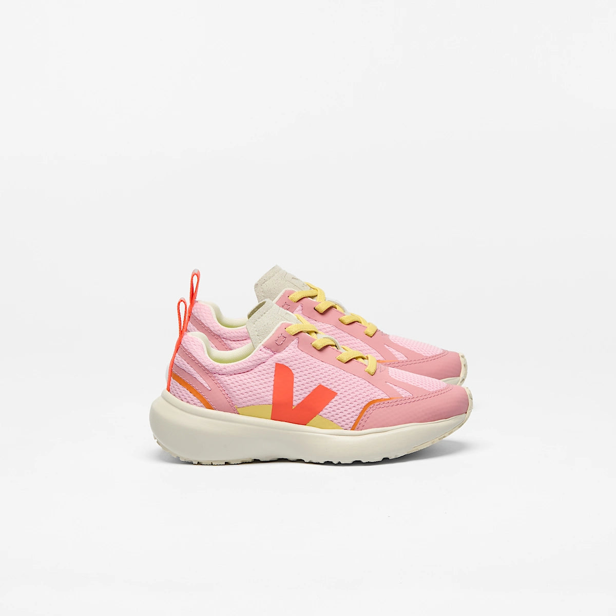 CANARY ELASTIC LACES ALVEOMESH GUIMAUVE ORANGE FLUO MARY